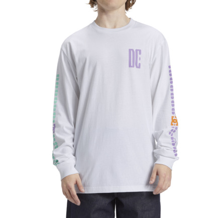 White Men DC Shoes Sportster Long Sleeve T-Shirt | DC-4823971