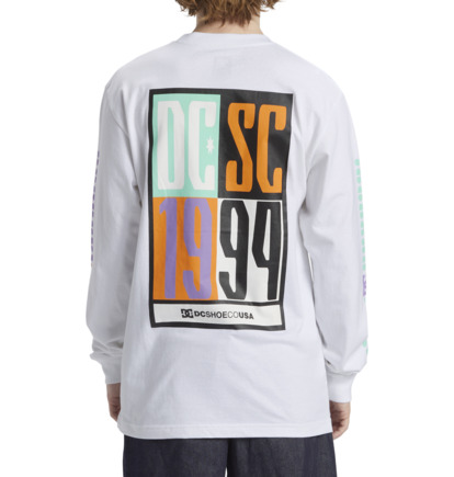 White Men DC Shoes Sportster Long Sleeve T-Shirt | DC-4823971