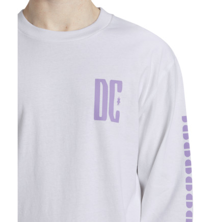 White Men DC Shoes Sportster Long Sleeve T-Shirt | DC-4823971