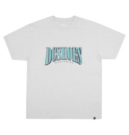 White Men DC Shoes Tall Stack T-Shirt | DC-3725018