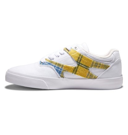 White Women DC Shoes Kalis Vulc Sneakers | DC-3180762