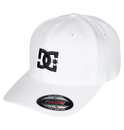 White / Black Men DC Shoes Cap Star Cap | DC-8971350