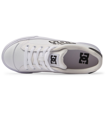 White / Black Women DC Shoes Chelsea Sneakers | DC-4801572