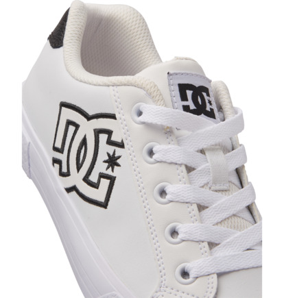 White / Black Women DC Shoes Chelsea Sneakers | DC-4801572