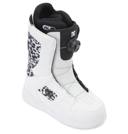 White / Black Women DC Shoes Phase BOA® Snowboard Boots | DC-3627584