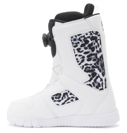 White / Black Women DC Shoes Phase BOA® Snowboard Boots | DC-3627584