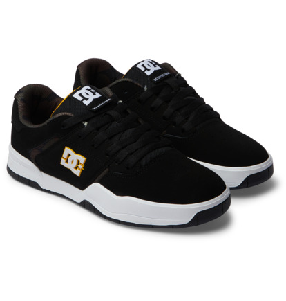 White / Black / Camo Men DC Shoes Central Sneakers | DC-0159472