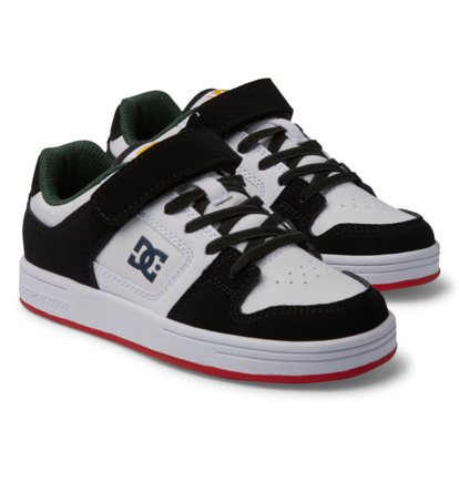 White / Black / Red Kids' DC Shoes Manteca 4 V Skate Shoes | DC-2536840