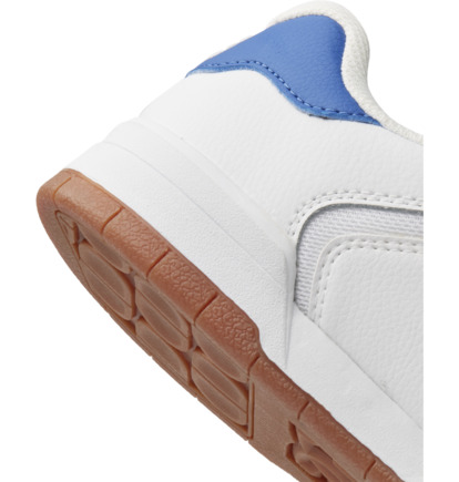 White / Blue Men DC Shoes Central Sneakers | DC-5981704