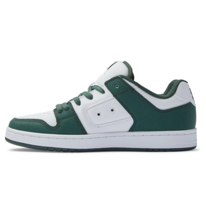 White / Dark Olive Men DC Shoes Manteca Sneakers | DC-4716092