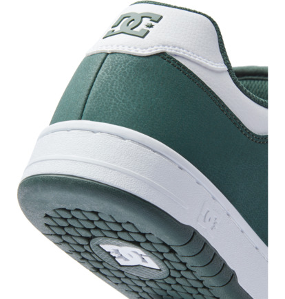 White / Dark Olive Men DC Shoes Manteca Sneakers | DC-4716092