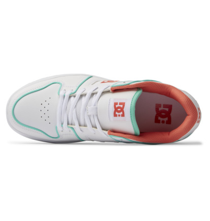 White / Green Men DC Shoes Manteca Se Faux Sneakers | DC-0418796