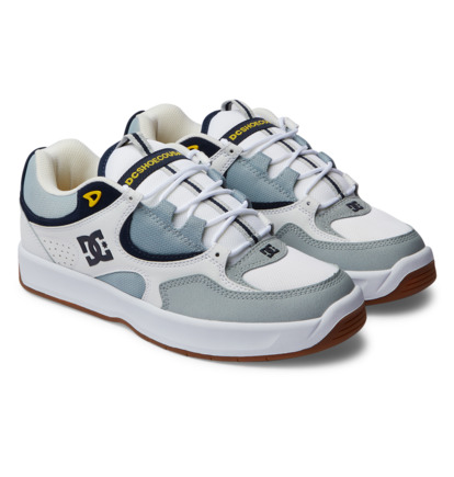 White / Grey Men DC Shoes Kalynx Zero Skate Shoes | DC-0785142