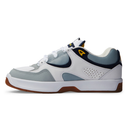 White / Grey Men DC Shoes Kalynx Zero Skate Shoes | DC-0785142