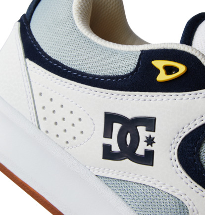 White / Grey Men DC Shoes Kalynx Zero Skate Shoes | DC-0785142