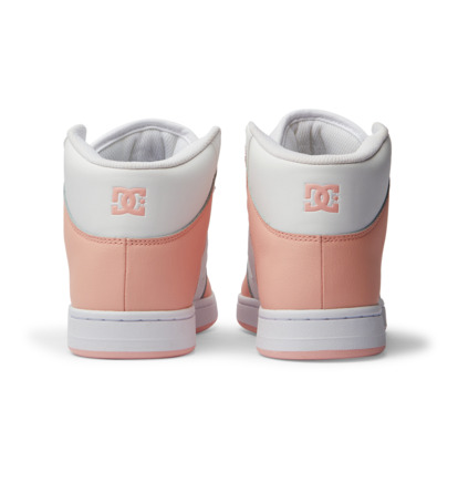 White / Light Orange Women DC Shoes Manteca 4 Hi Sneakers | DC-1683904