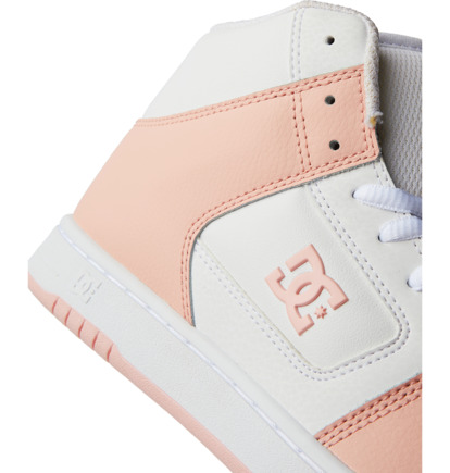 White / Light Orange Women DC Shoes Manteca 4 Hi Sneakers | DC-1683904