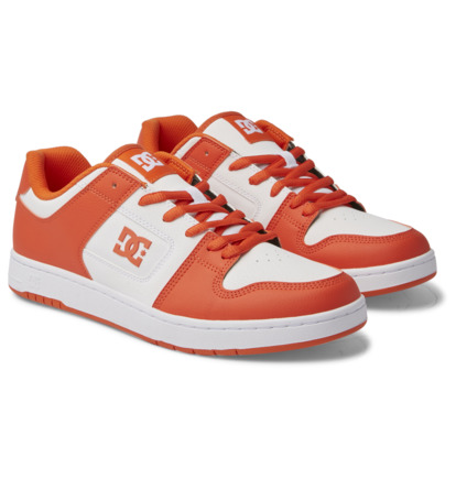 White / Orange Men DC Shoes Manteca 4 Sn Sneakers | DC-2164035