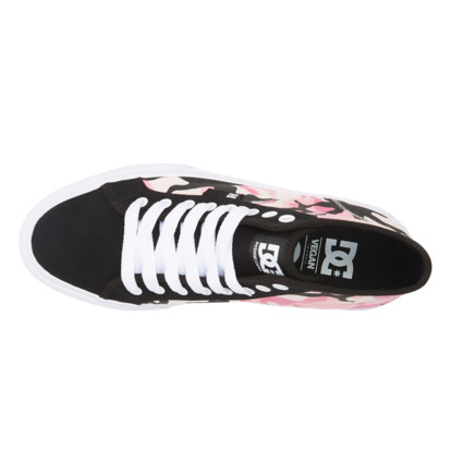 White / Pink Camo Women DC Shoes Manual High-Top Sneakers | DC-6583704