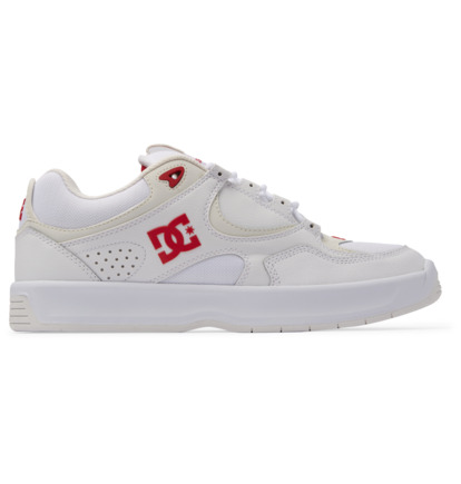 White / Red Men DC Shoes Kalynx Zero Skate Shoes | DC-8436057