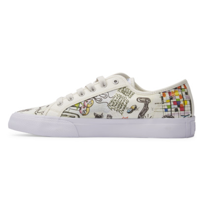 White / White Men DC Shoes Manual Sneakers | DC-6854912