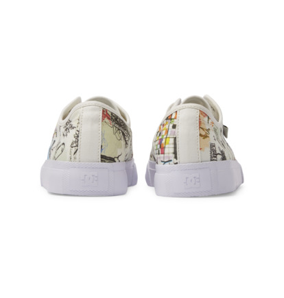 White / White Men DC Shoes Manual Sneakers | DC-6854912