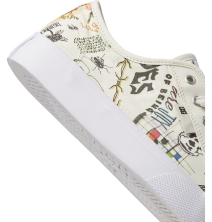 White / White Men DC Shoes Manual Sneakers | DC-6854912