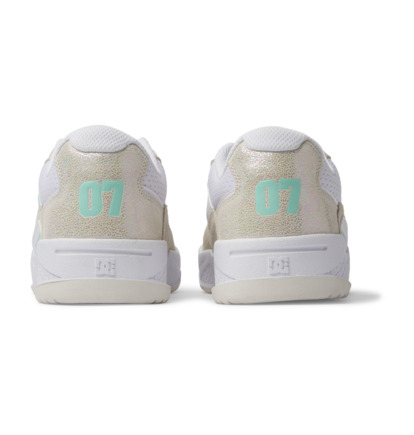 White / White Women DC Shoes Construct Sneakers | DC-3540617