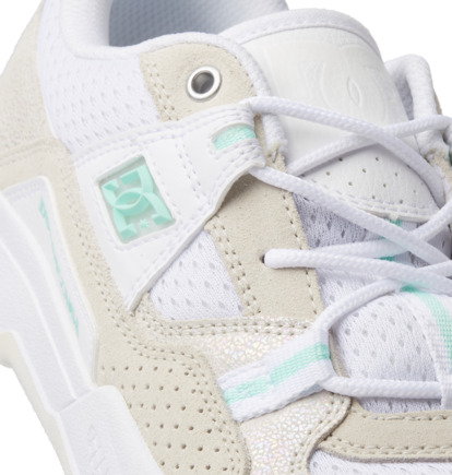 White / White Women DC Shoes Construct Sneakers | DC-3540617