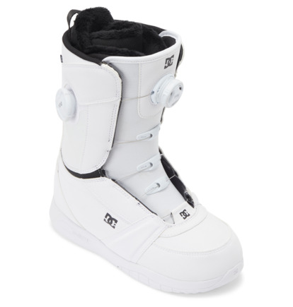 White / White Women DC Shoes Lotus BOA® Snowboard Boots | DC-8634751