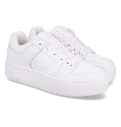 White / White Women DC Shoes Manteca 4 Platform Sneakers | DC-2980153