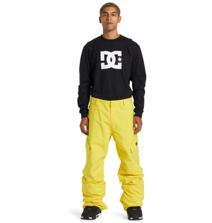 Yellow Men DC Shoes Banshee Technical Snowboard Pants | DC-3470895