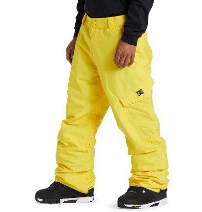 Yellow Men DC Shoes Banshee Technical Snowboard Pants | DC-3470895