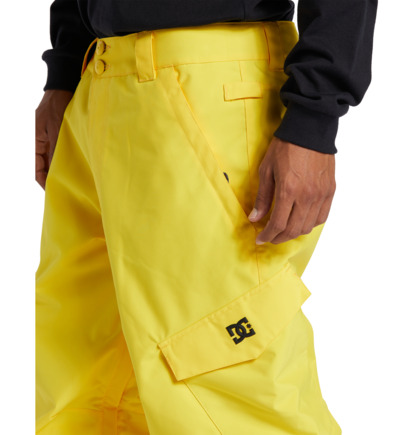 Yellow Men DC Shoes Banshee Technical Snowboard Pants | DC-3470895