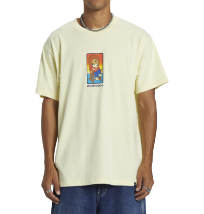 Yellow Men DC Shoes Johns House Crew Neck T-Shirt | DC-7426589