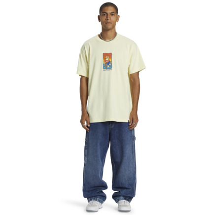 Yellow Men DC Shoes Johns House Crew Neck T-Shirt | DC-7426589