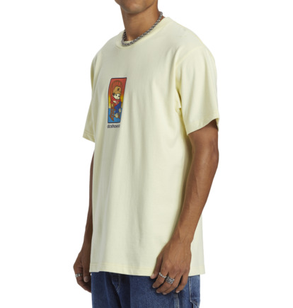 Yellow Men DC Shoes Johns House Crew Neck T-Shirt | DC-7426589